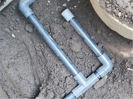 上下水道管布設替工事